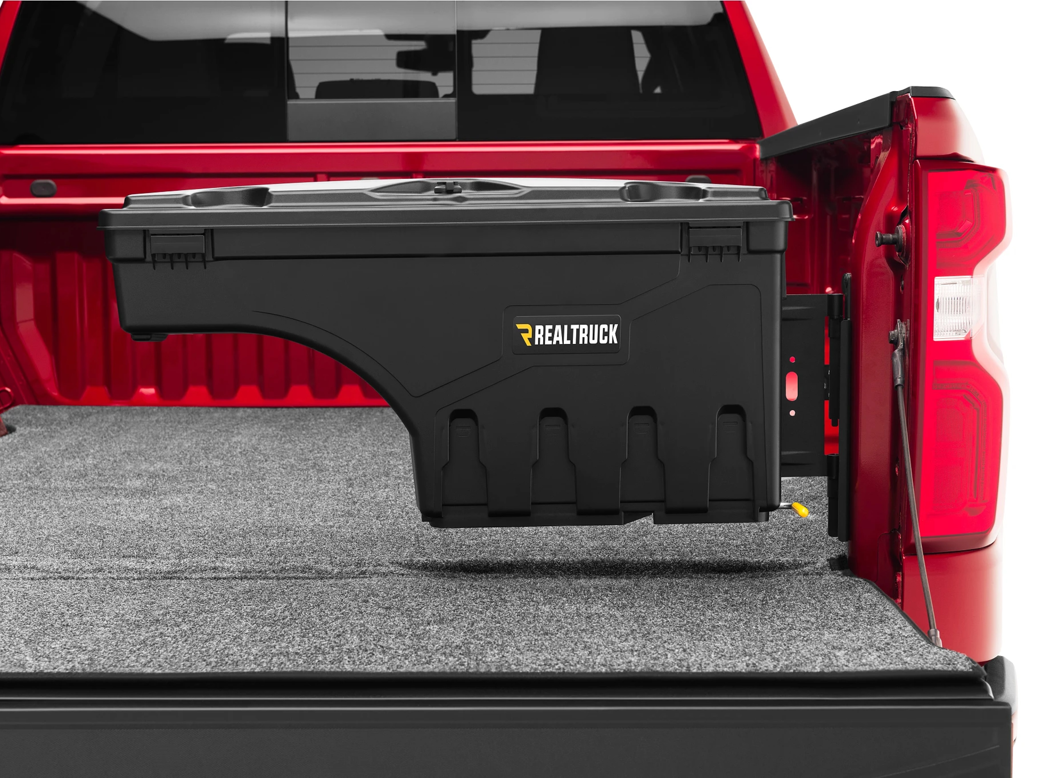 Passenger Side Swingout Tool Box by RealTruck Advantage® - Associated Accessories