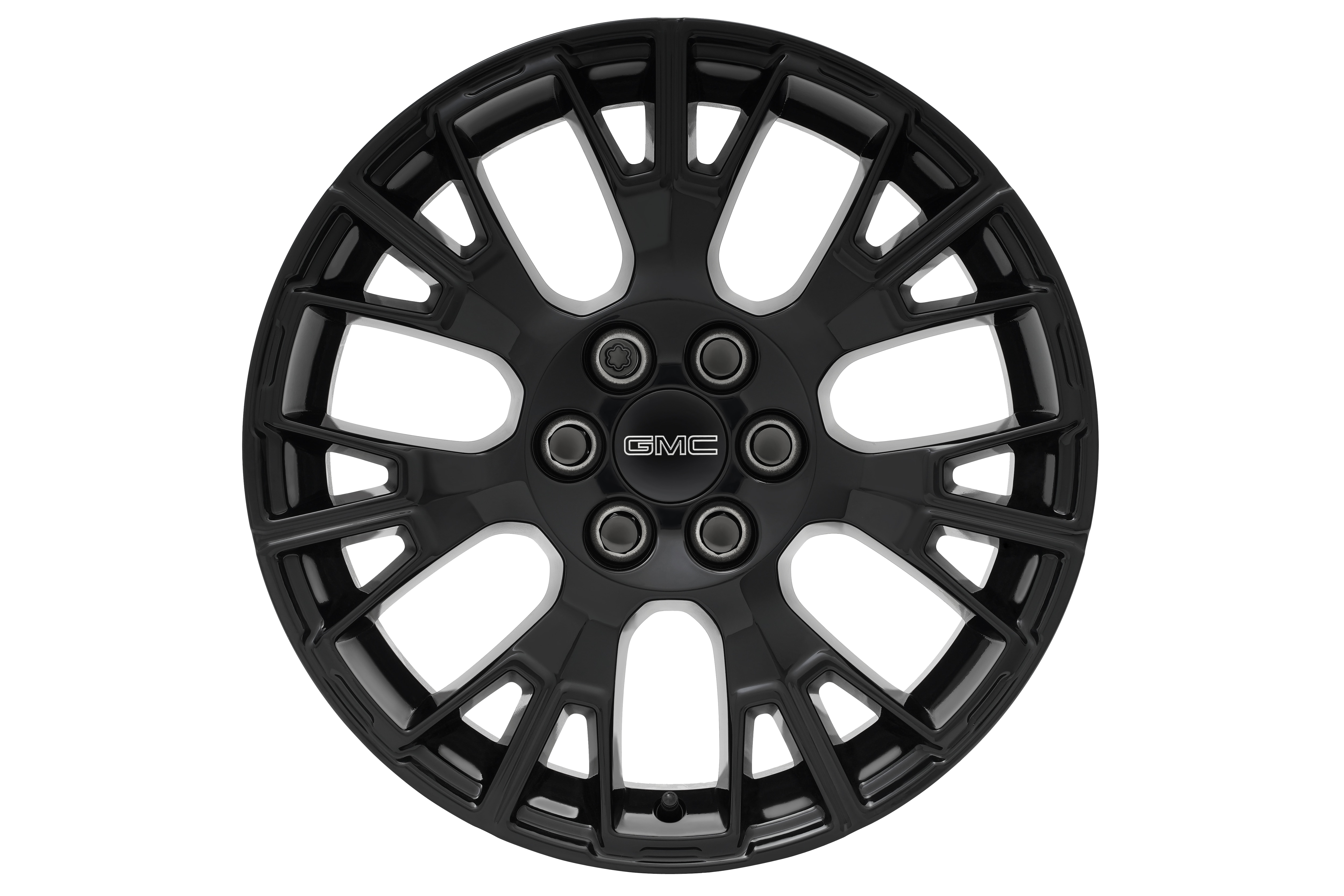 18x8-Inch Aluminum Multi-Spoke Wheel in Gloss Black Finish