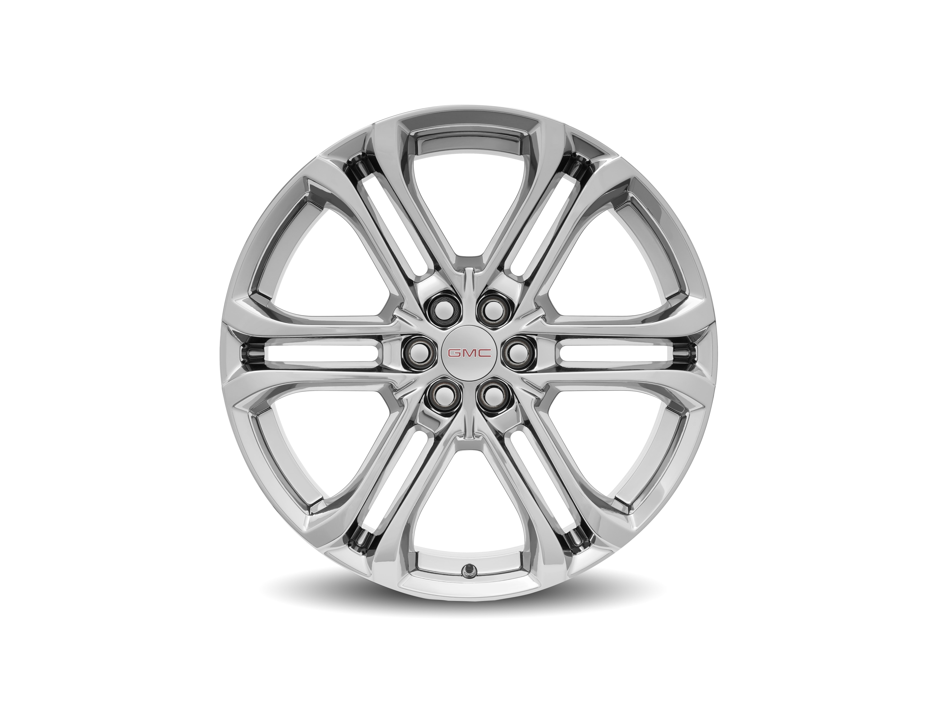 22x8.5-Inch Aluminum 6-Split-Spoke Wheel in Bright PVD