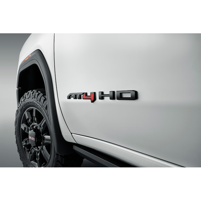 Sierra AT4 Emblems in Black