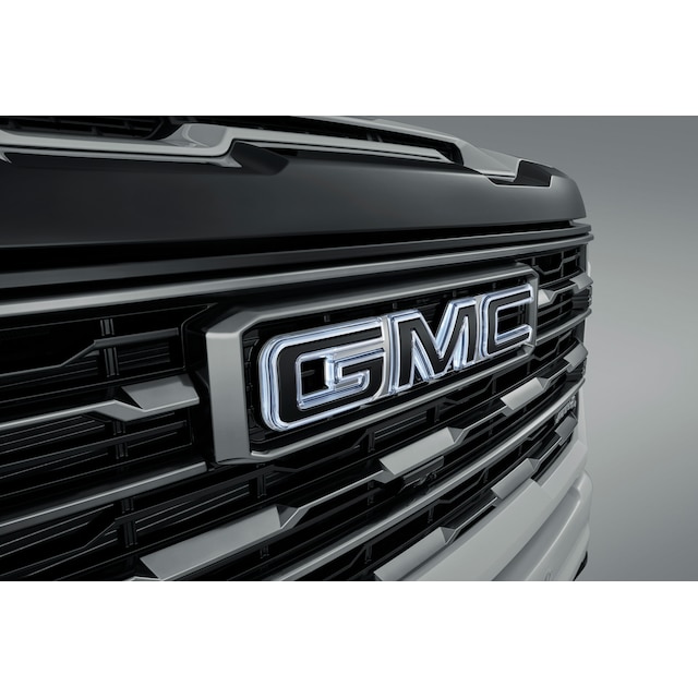 Front Illuminated GMC Emblem in Black (for Vehicles with MultiPro™ Tailgate)