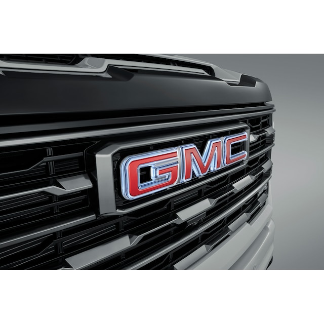 Front Illuminated GMC Emblem in Red