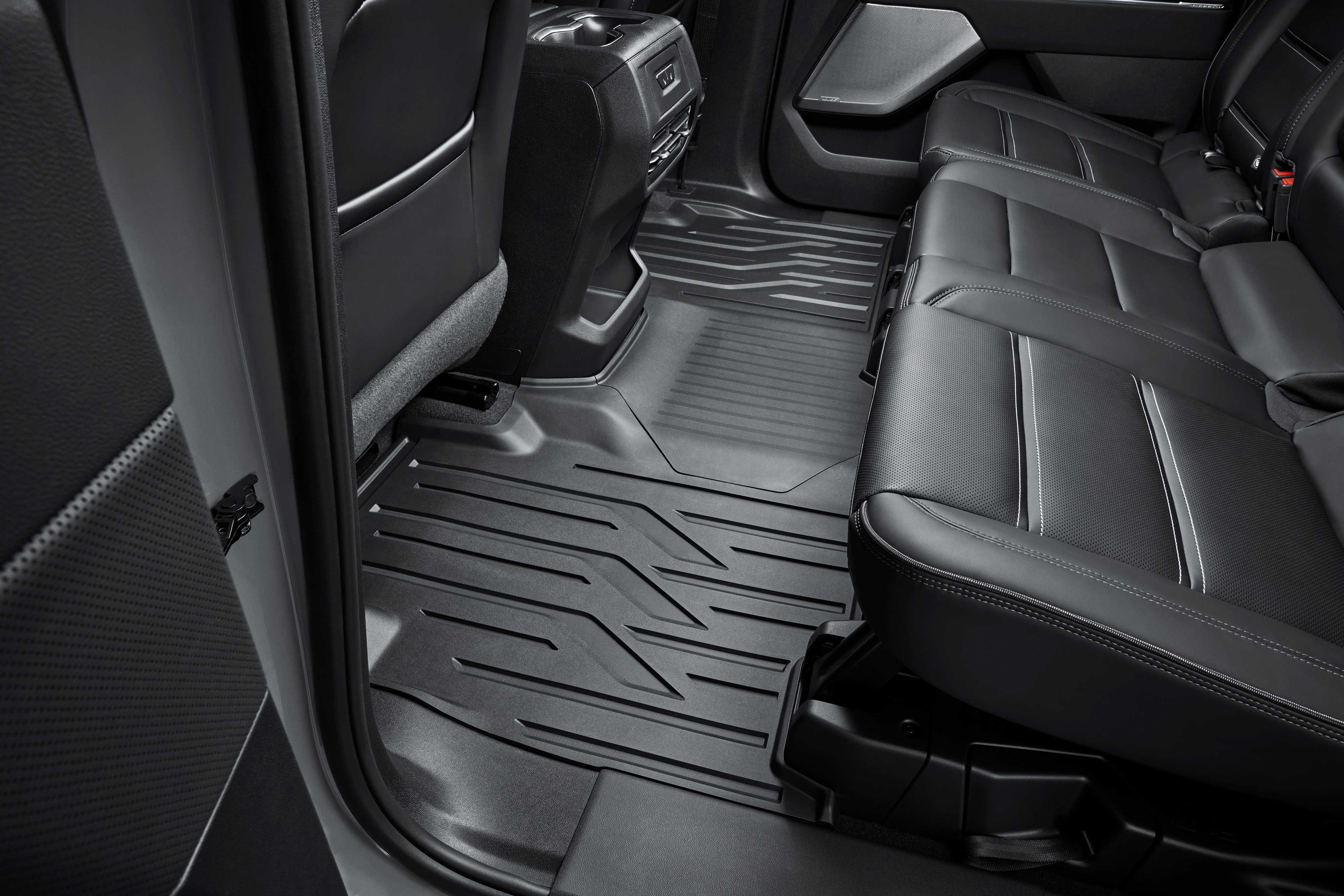First- and Second-Row Premium All-Weather Floor Liners in Jet