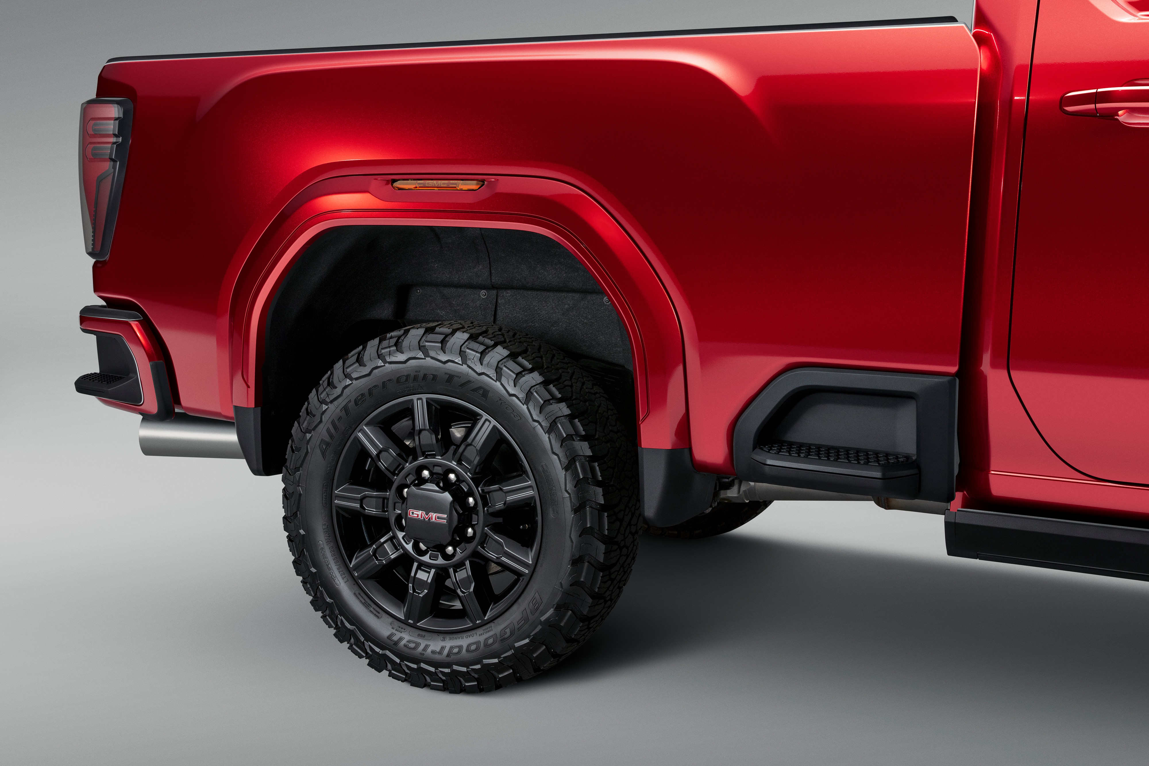 Front and Rear Fender Flare Set in Volcanic Red Tintcoat