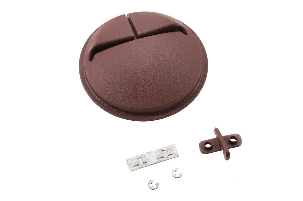 GM Genuine Parts Dark Toreador Red Front Seat Shoulder Belt Opening Bezel