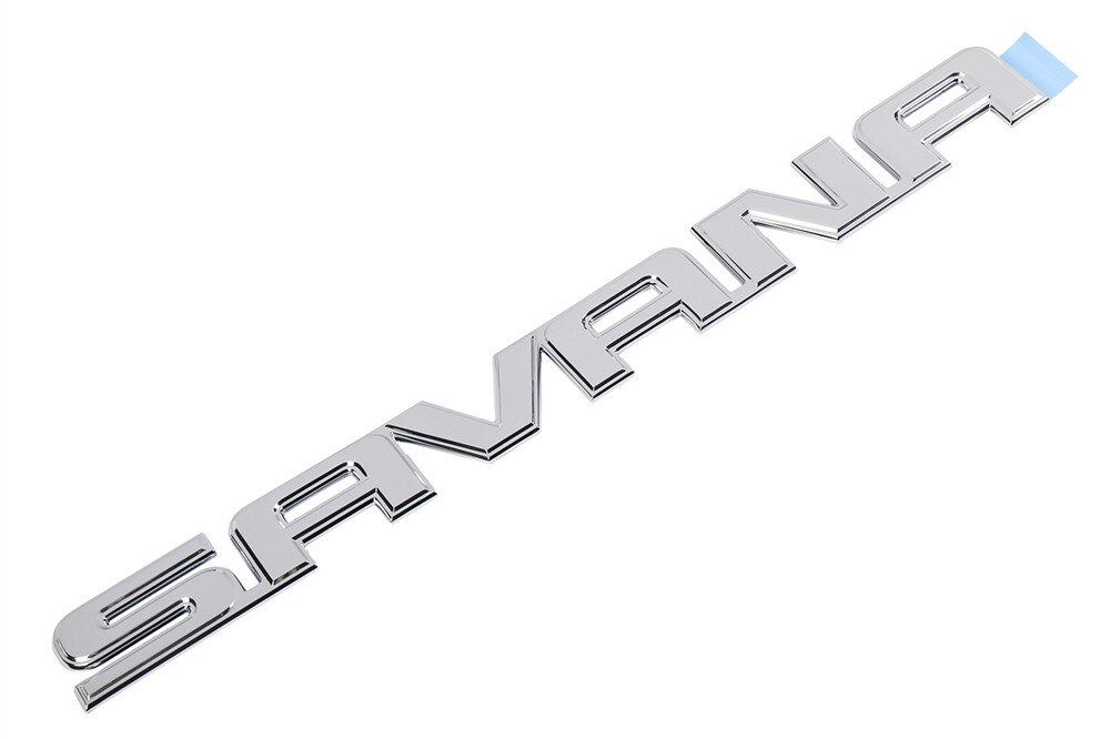 GM Genuine Parts Rear Door Savana Name Plate