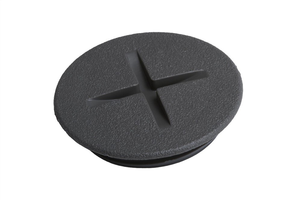GM Genuine Parts Medium Dark Pewter II Front Seat Belt Bolt Access Hole Plug