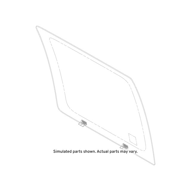 GM Genuine Parts Passenger Side Rear Door Window