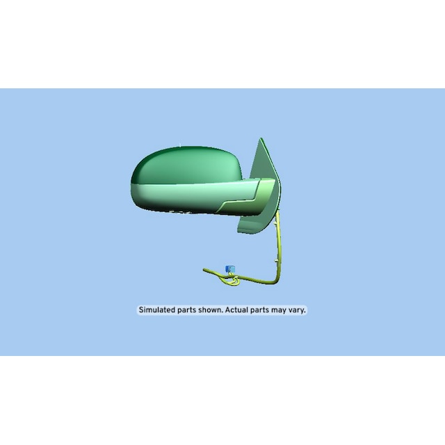 GM Genuine Parts Primed Passenger Side Mirror