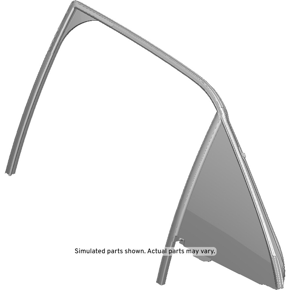 GM Genuine Parts Driver Side Rear Door Stationary Window