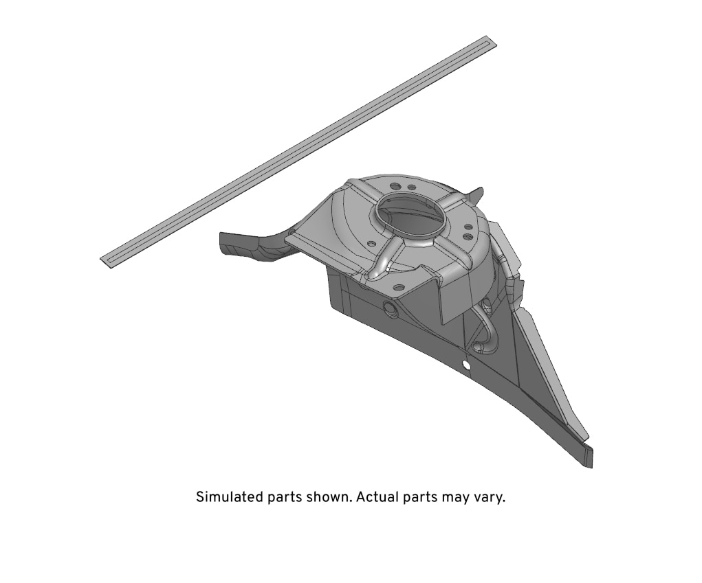GM Genuine Parts Driver Side Front Wheelhouse Panel