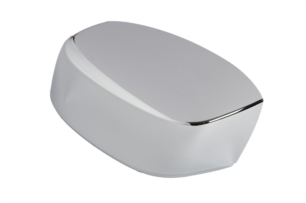 GM Genuine Parts Driver Side Rearview Door Mirror Housing in Chrome