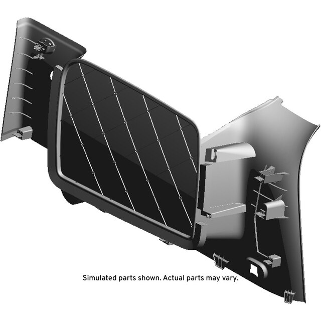 GM Genuine Parts Light Gray Driver Side Quarter Upper Trim Panel