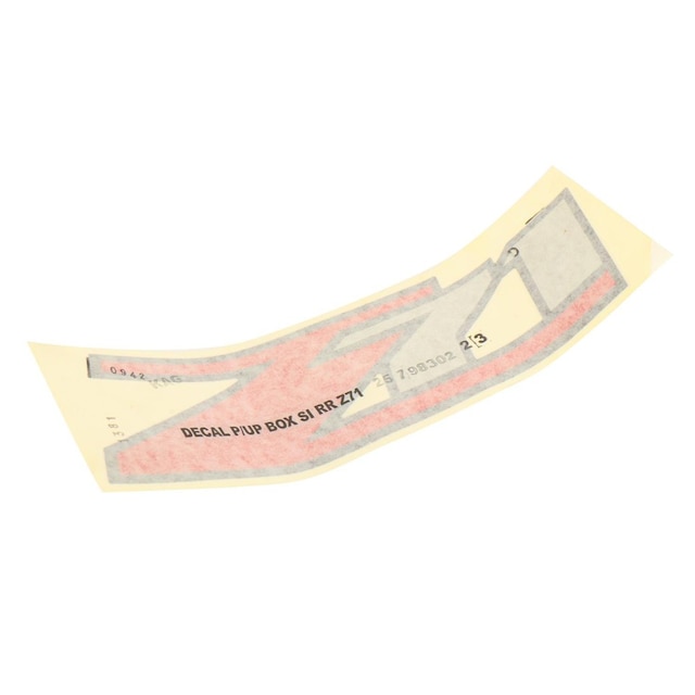 GM Genuine Parts Pickup Box Side Rear Decal