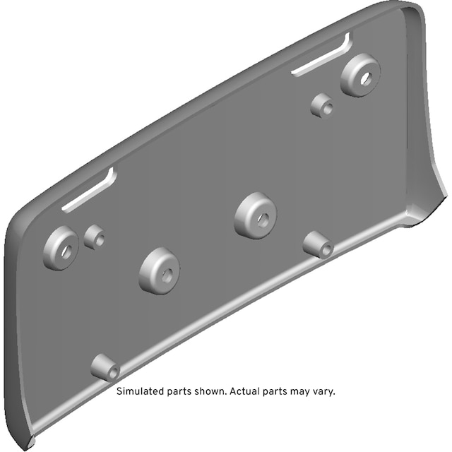 GM Genuine Parts Front License Plate Bracket