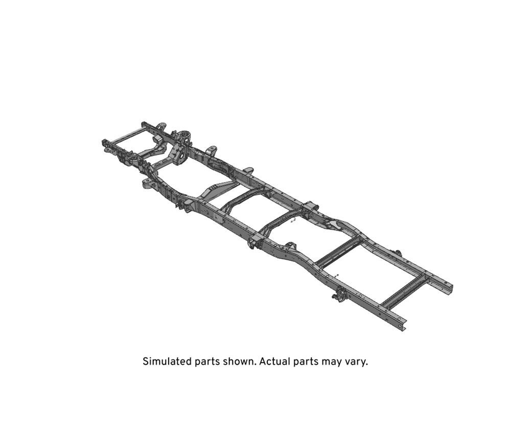 GM Genuine Parts Chassis Frame with Crossmembers, Reinforcements, Hangers, Nuts, and Bolts