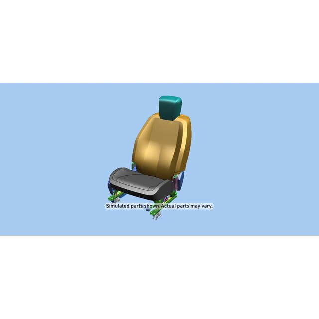 GM Genuine Parts Light Titanium Passenger Seat