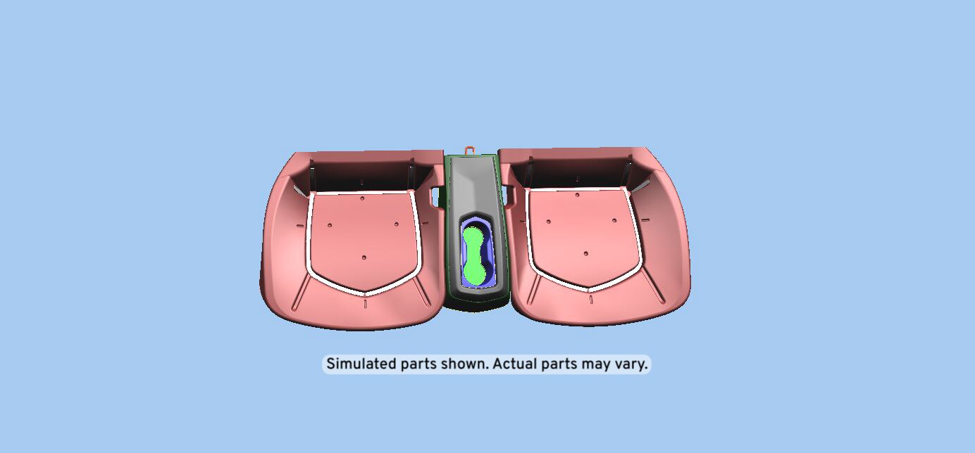 GM Genuine Parts Ebony Rear Seat Cushion