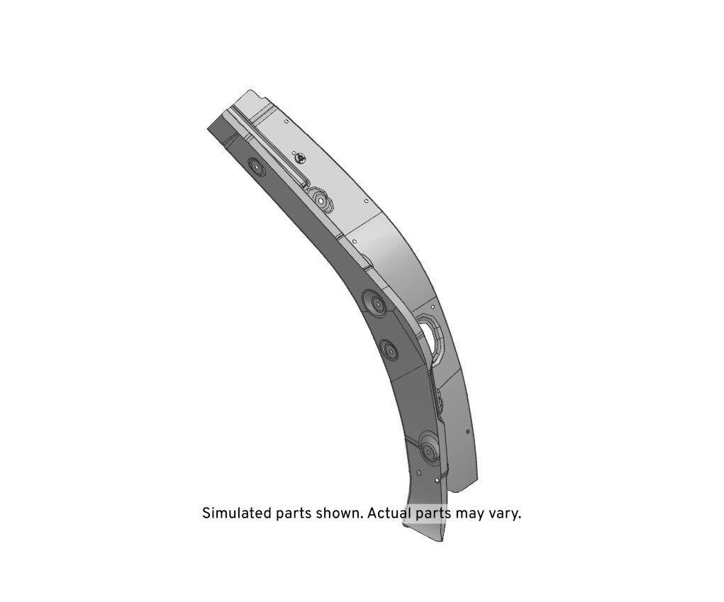 GM Genuine Parts Passenger Side Back Body Pillar Inner Panel