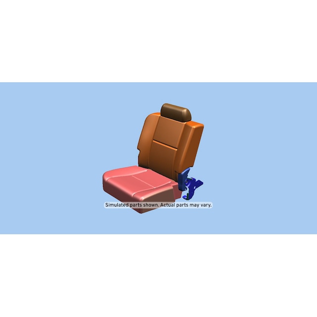 GM Genuine Parts Ebony Rear Passenger Side Seat