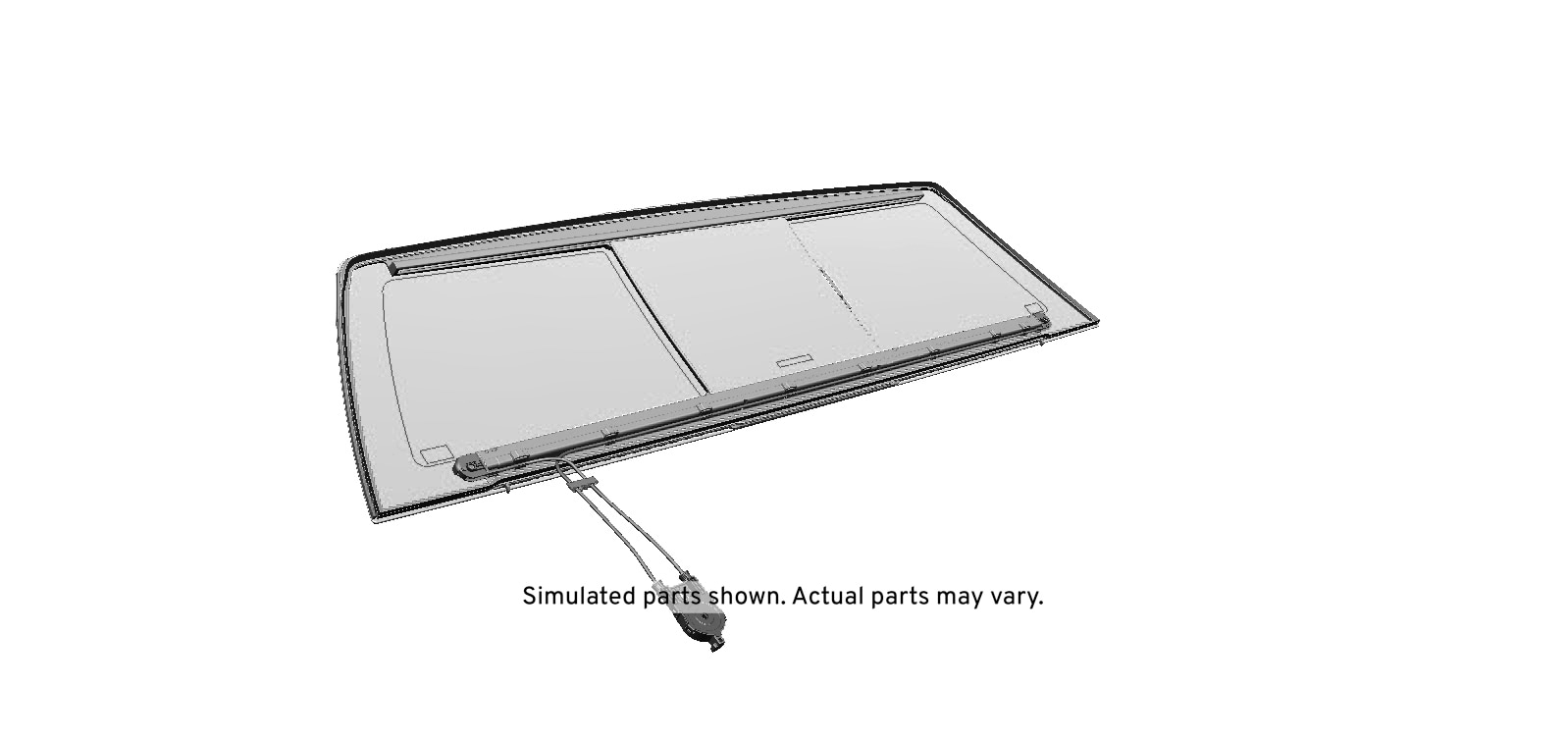 GM Genuine Parts Rear Sliding Window