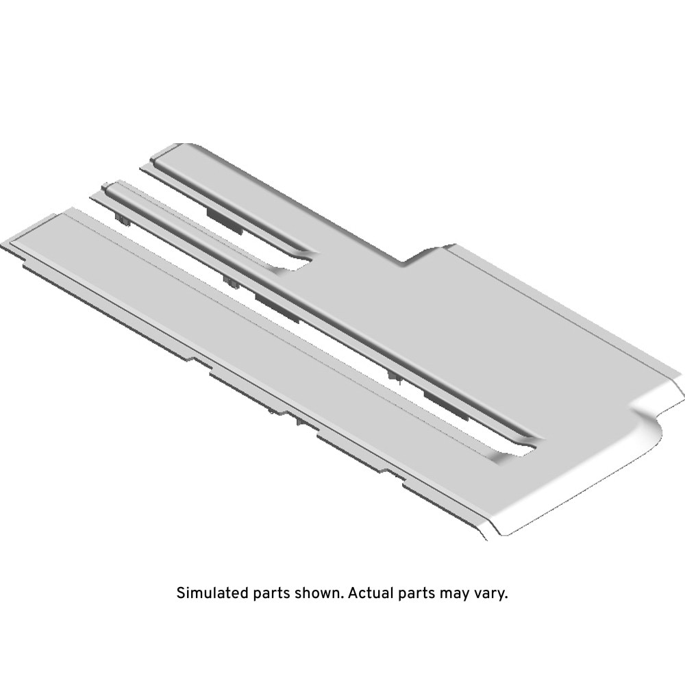GM Genuine Parts Medium Titanium Rear Passenger Side Seat Track Rear Inboard Cover