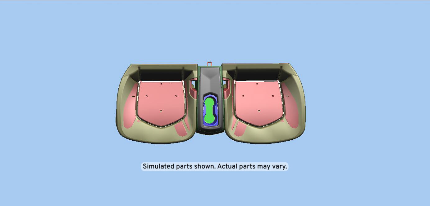 GM Genuine Parts Ebony Rear Seat Cushion