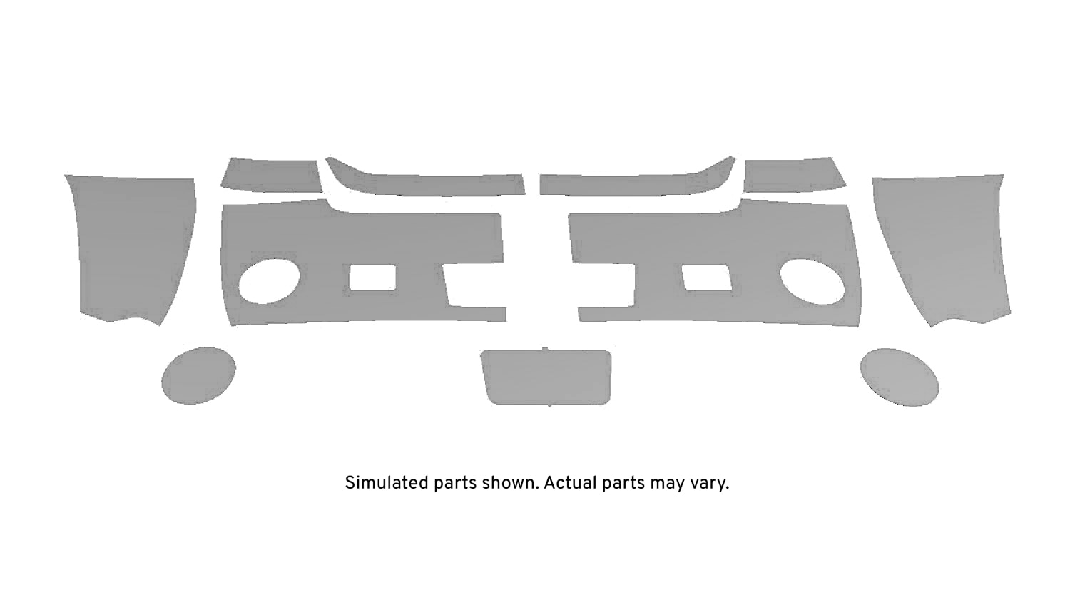 GM Genuine Parts Front Bumper Fascia Opening Cover