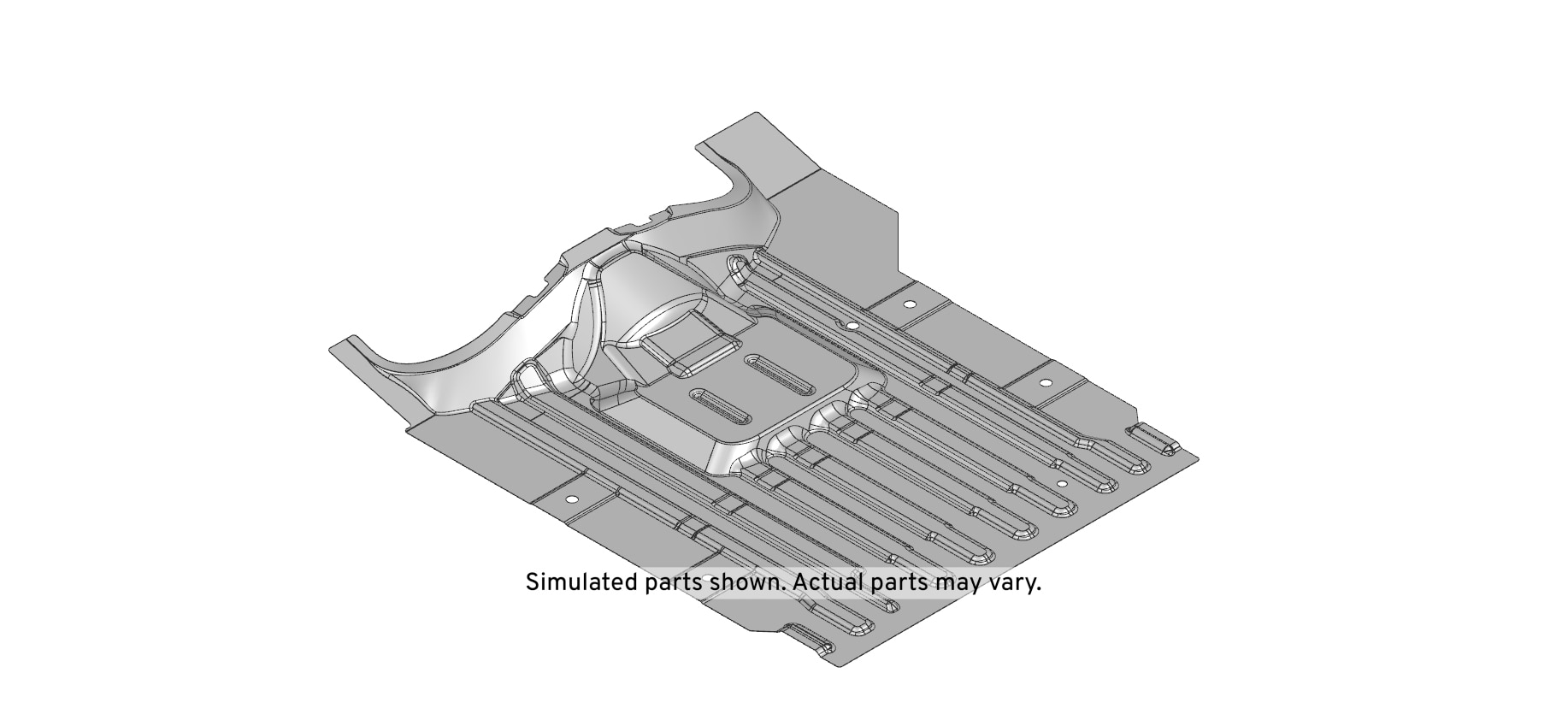 GM Genuine Parts Front Floor Center Panel