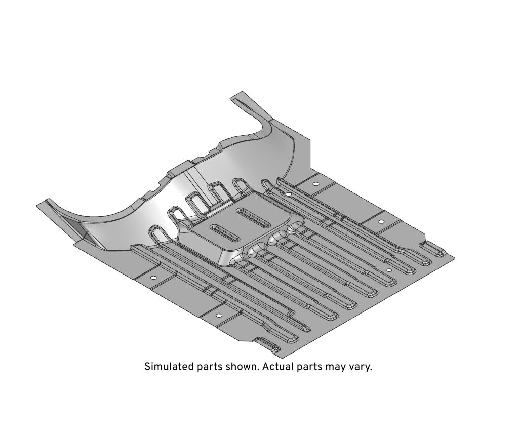 GM Genuine Parts Front Floor Center Panel