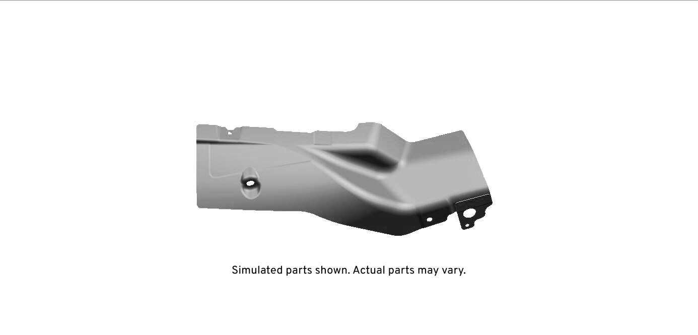 GM Genuine Parts Rear Driver Side Wheelhouse Panel Rear Extension