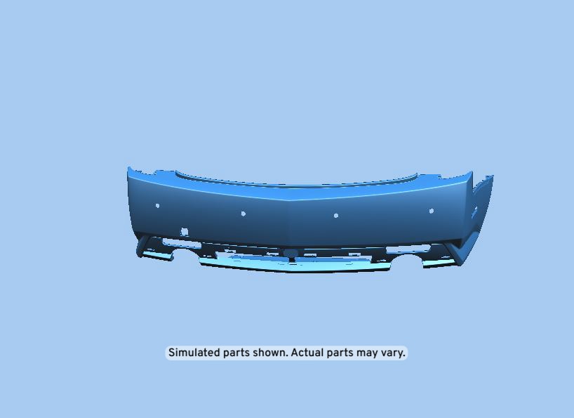GM Genuine Parts Rear Bumper Cover