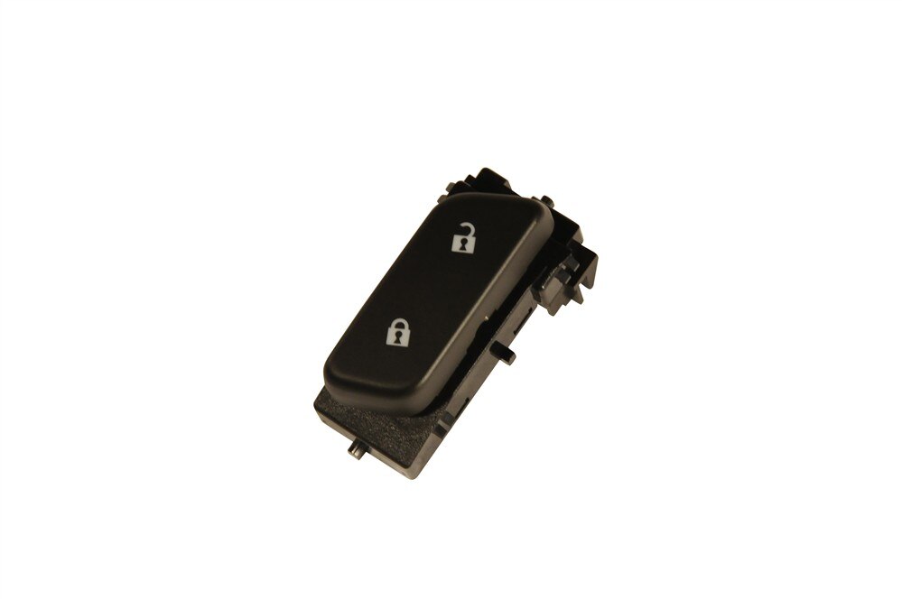 GM Genuine Parts Ebony Driver Side Door Lock Switch with Blue Lagoon Backlighting