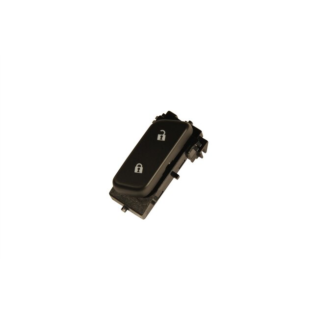 GM Genuine Parts Ebony Driver Side Door Lock Switch with Blue Lagoon Backlighting