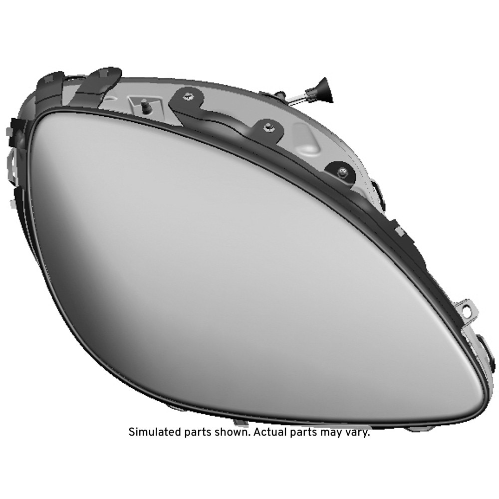 GM Genuine Parts Red Passenger Side Headlamp