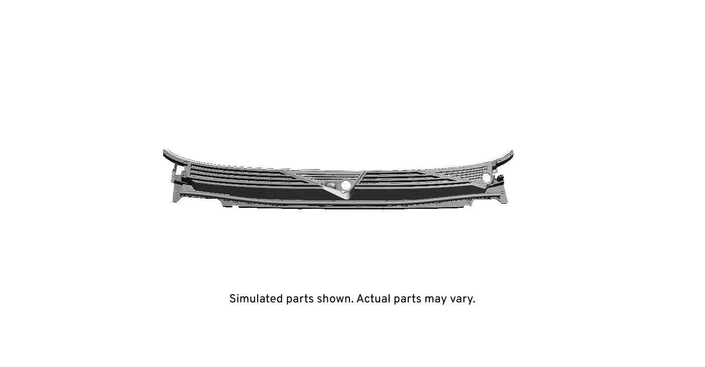 GM Genuine Parts Black Air Inlet Grille Panel