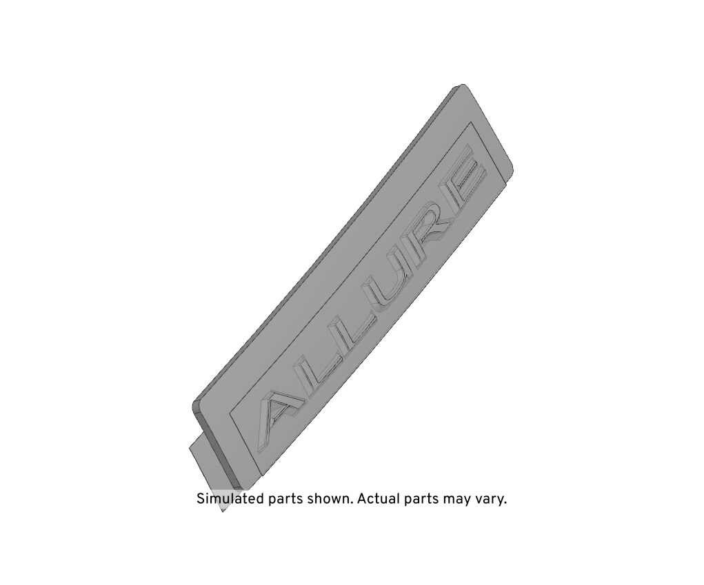GM Genuine Parts Deck Lid Allure Name Plate