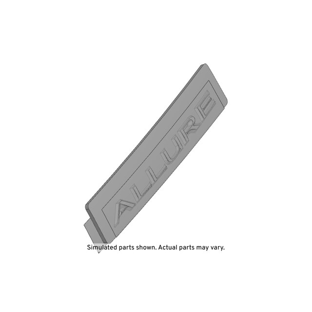 GM Genuine Parts Deck Lid Allure Name Plate