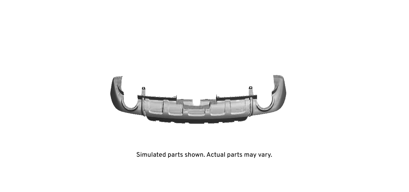 GM Genuine Parts Rear Lower Bumper Cover