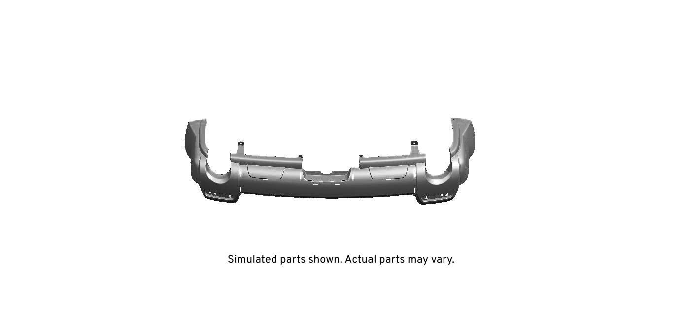 GM Genuine Parts Rear Lower Bumper Cover