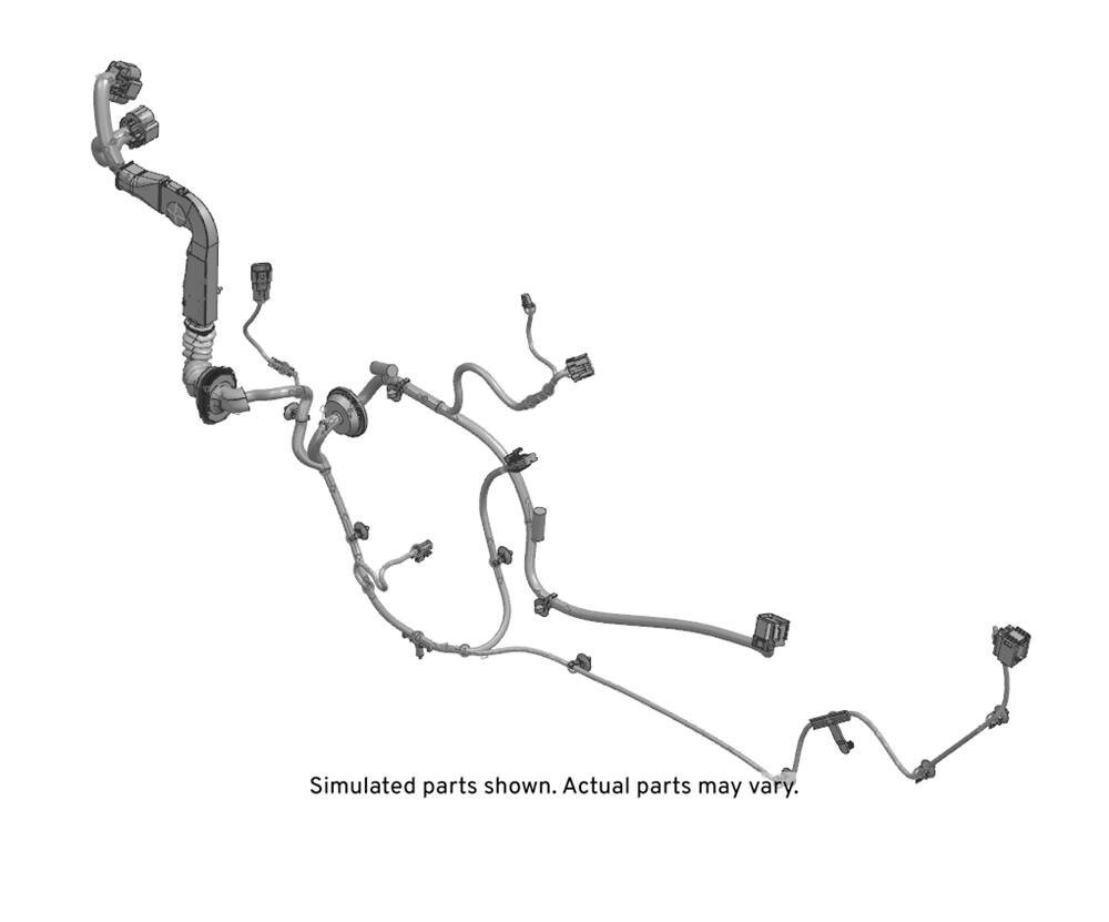 GM Genuine Parts Driver Side Door Lock and Mirror Wiring Harness