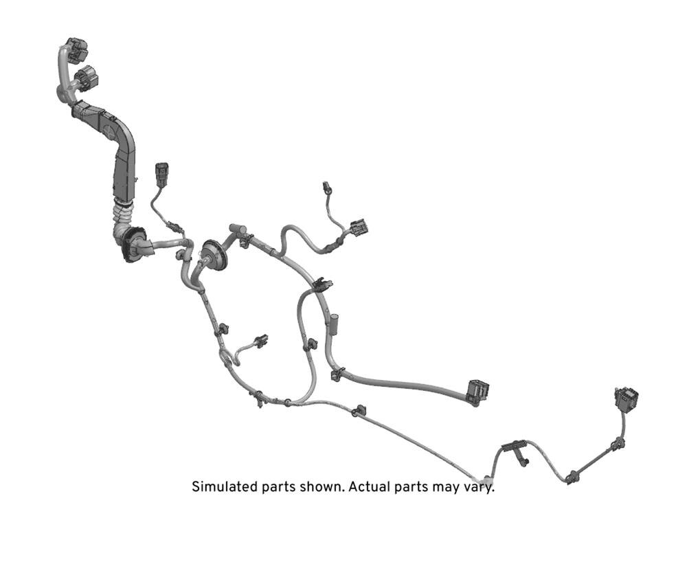 GM Genuine Parts Driver Side Door Lock and Mirror Wiring Harness