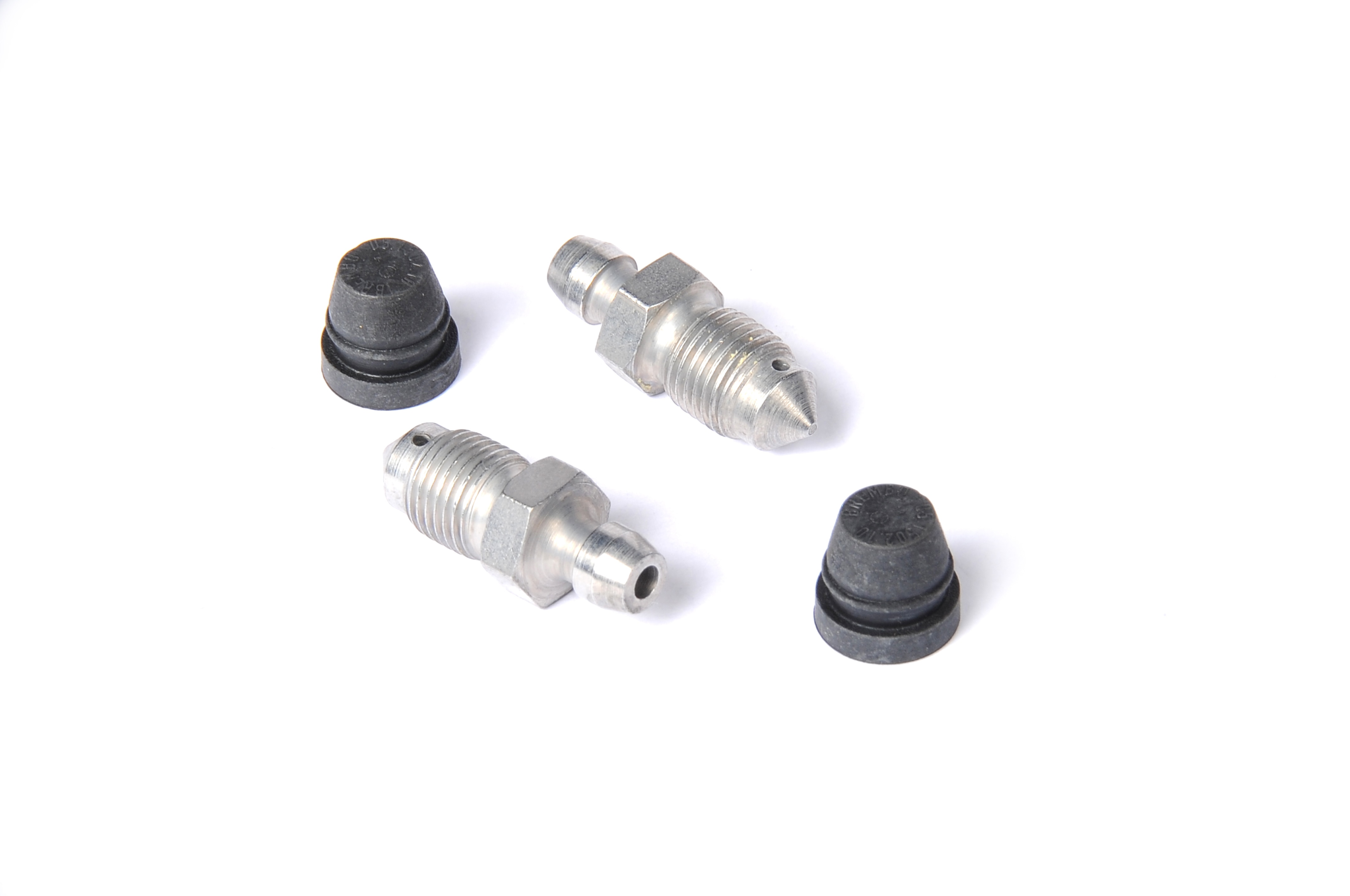 GM Genuine Parts Front Disc Brake Caliper Bleeder Valve Kit with Bleeder Valves and Caps