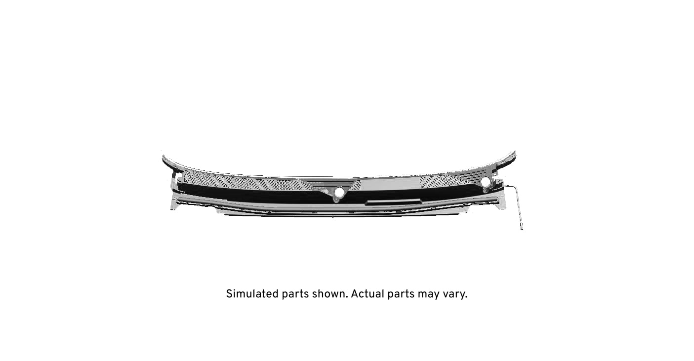 GM Genuine Parts Black Air Inlet Grille Panel