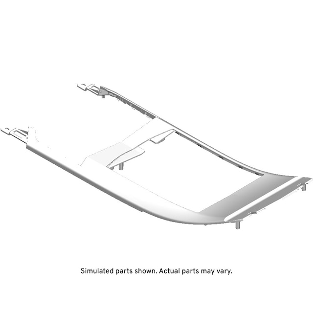 GM Genuine Parts Stainless Silver Front Floor Console Trim Plate