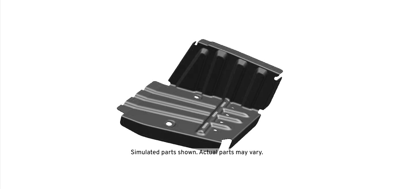 GM Genuine Parts Passenger Side Rear Floor Panel Rear Extension