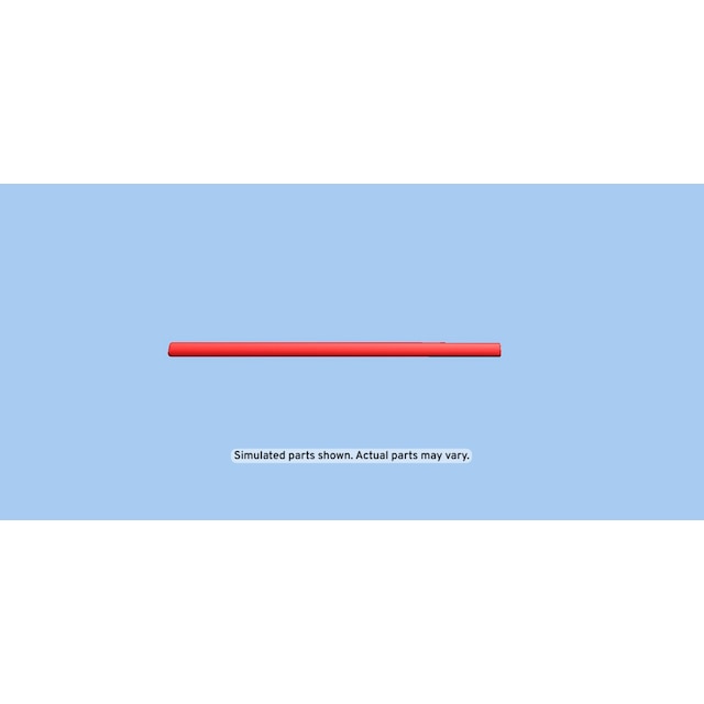 GM Genuine Parts Black Front Passenger Side Door Molding
