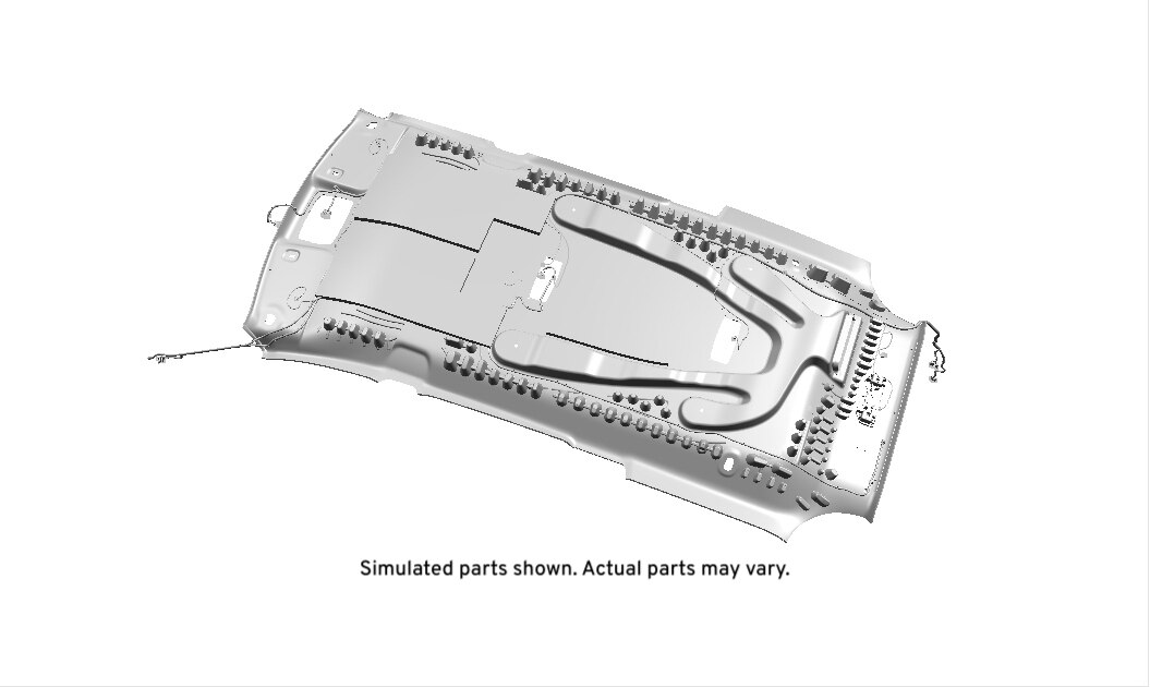 GM Genuine Parts Light Titanium Headliner