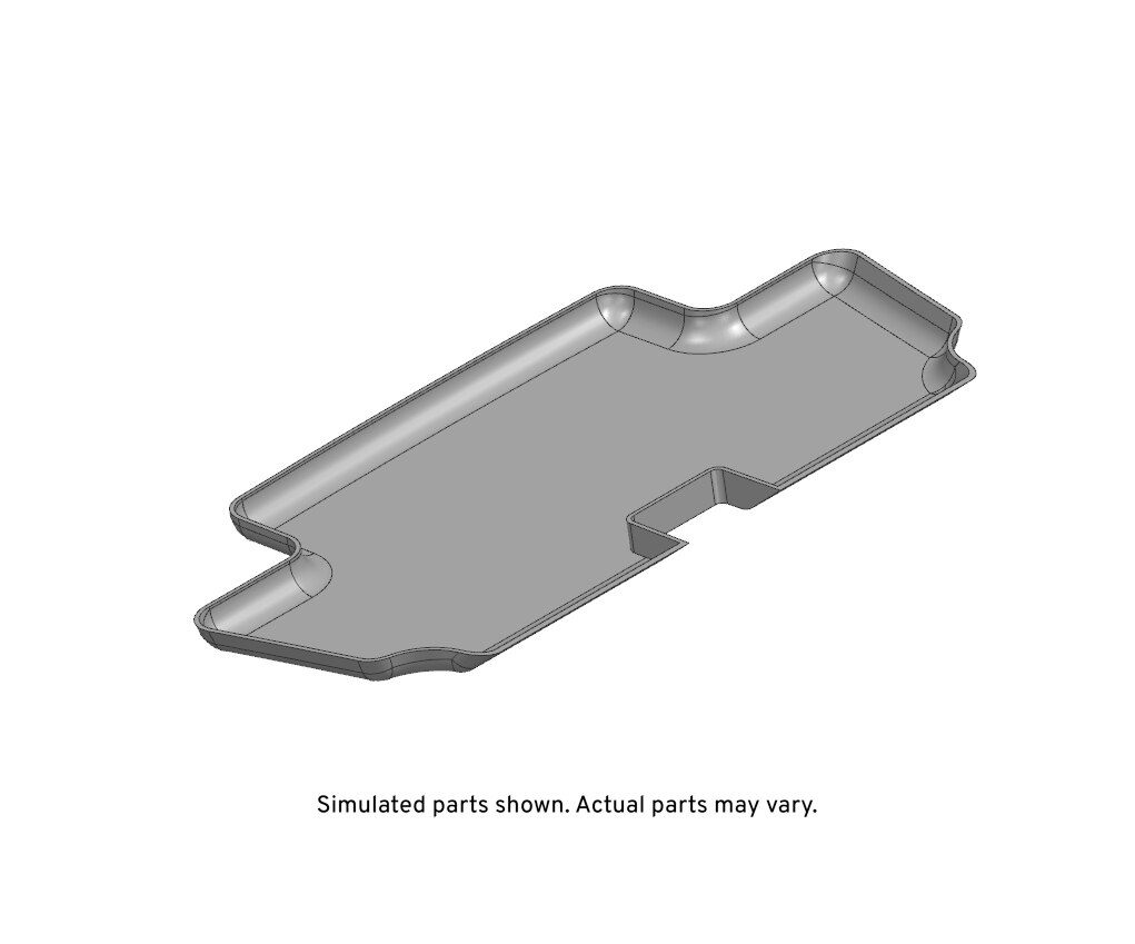 GM Genuine Parts Instrument Panel Center Compartment Mat