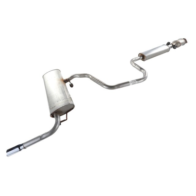 GM Genuine Parts Exhaust Muffler Assembly with 3-Way Catalytic Converter, Pipe, Insulators, and Gasket